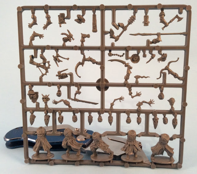 Frostgrave Cultists Sprue