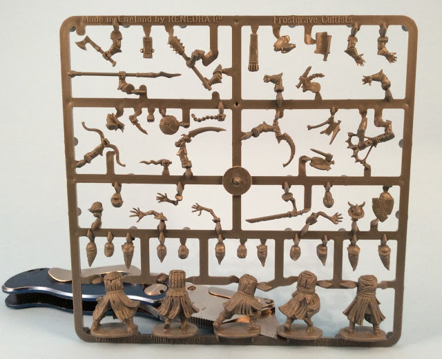 Frostgrave Cultists Sprue - Plastic Miniatures Review