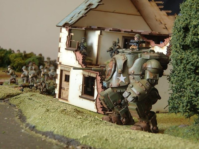 American Grizzly in Konflikt '47 - Image from Clockwork Goblin Miniatures