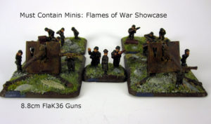 Read more about the article Showcase: German 8.8cm FlaK36 Guns for Flames of War