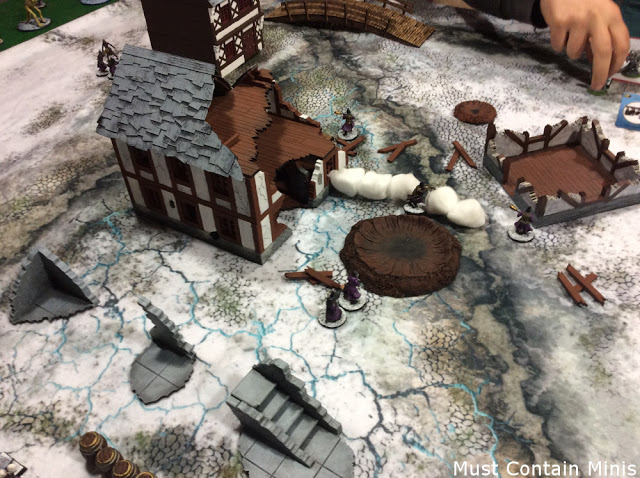 XOLK MDF House in use for Frostgrave
