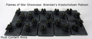 Read more about the article Flames of War Showcase: Brenden’s Kradschützen Platoon