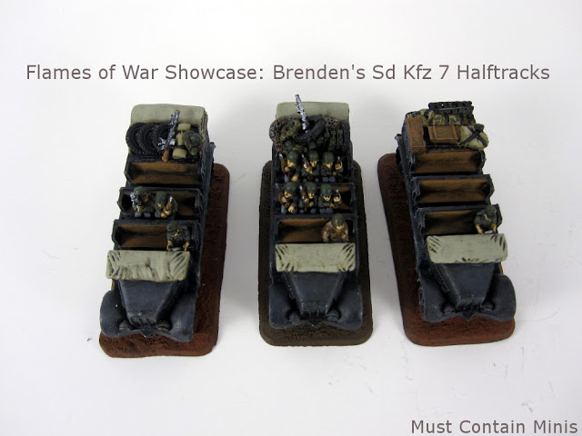 Read more about the article Brenden’s Sd Kfz 7 Halftracks: Flames of War Showcase
