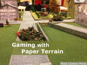 Miniature Wargaming with Paper Terrain
