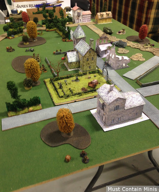 Playing Bolt Action with Paper terrain / buildings