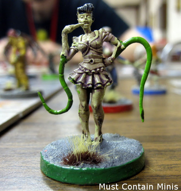 Painted Player Character in The Others Board Game