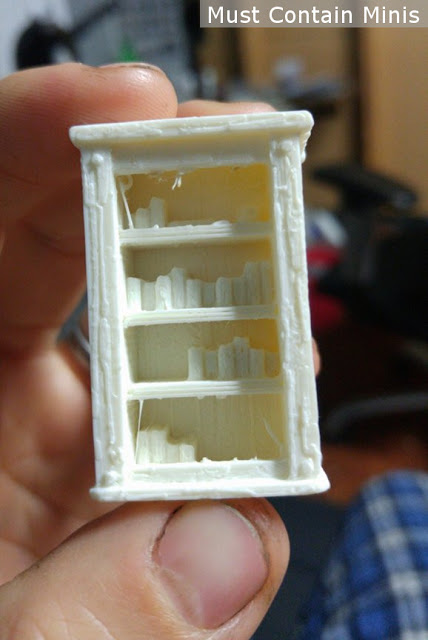 3D Printed Miniature Book Shelf