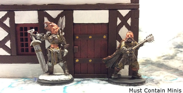 Scale Comparison of Reaper Miniatures and North Star Military Figures Barbarians