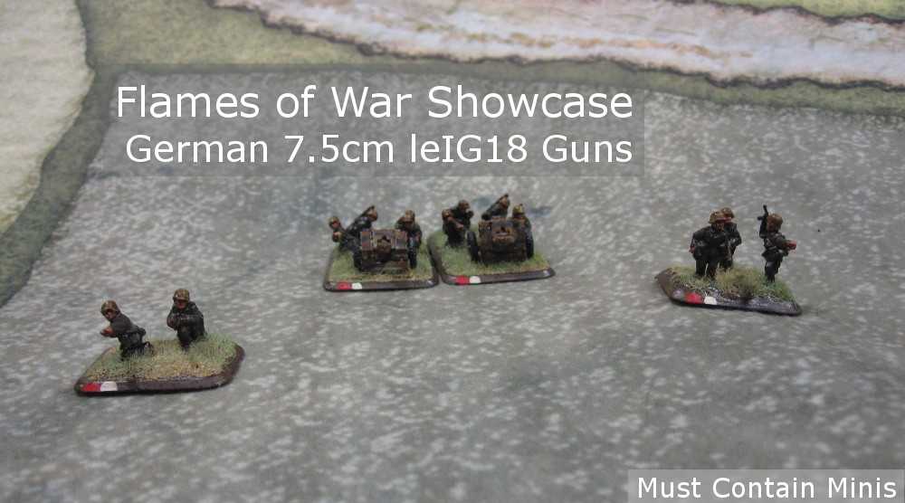 German 7.5cm leIG18 Guns