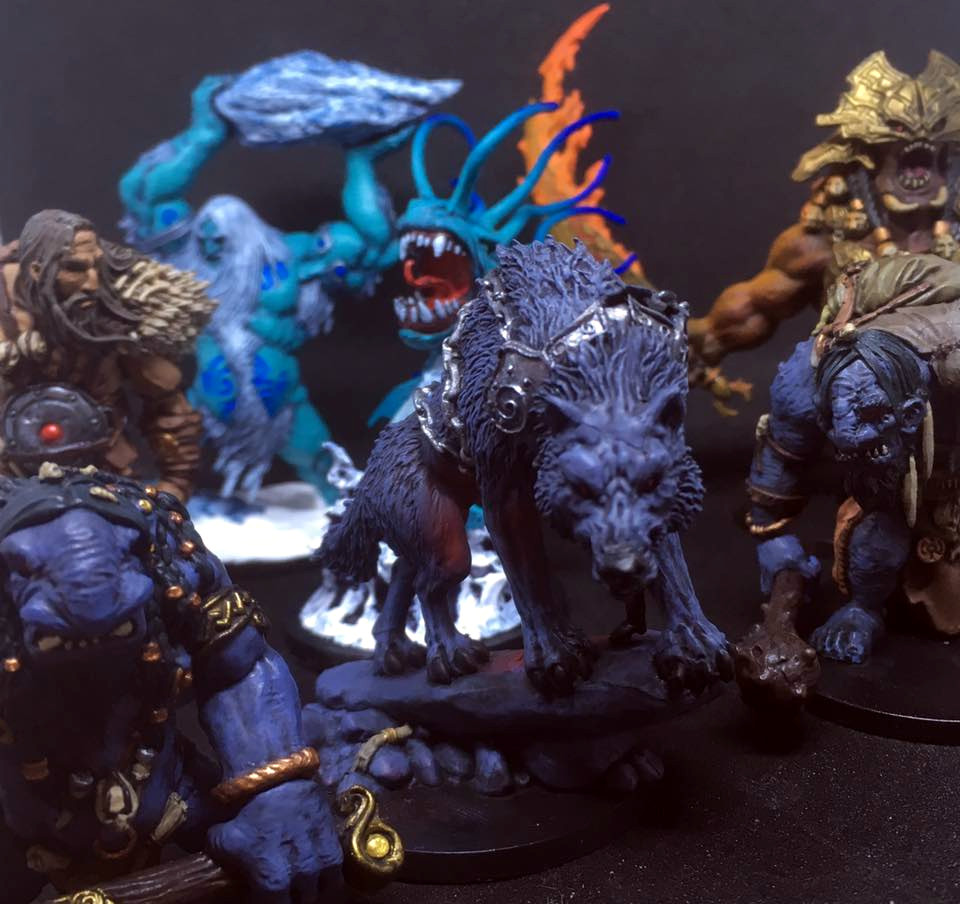 Showcase: Blood Rage Miniatures (Monsters) - Must Contain Minis