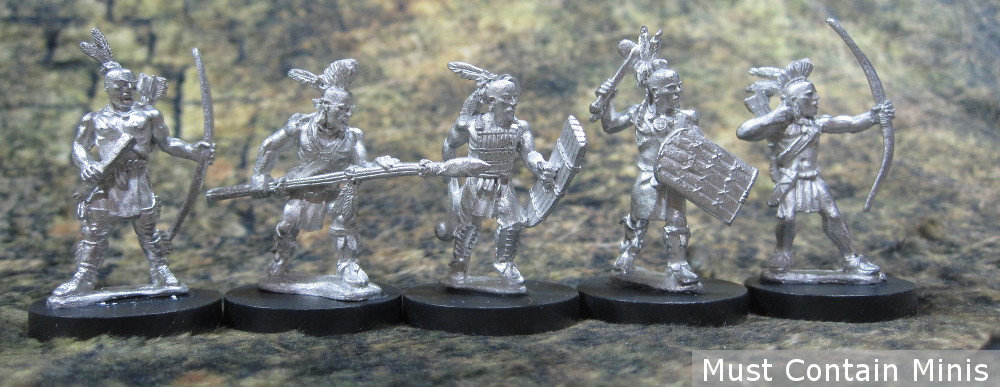 An Iroquois warband together for Frostgrave: Ghost Archipelago, Blood & Plunder and Flint and Feather