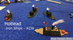 American Civil War Iron Ships Miniatures Game - Naval Combat