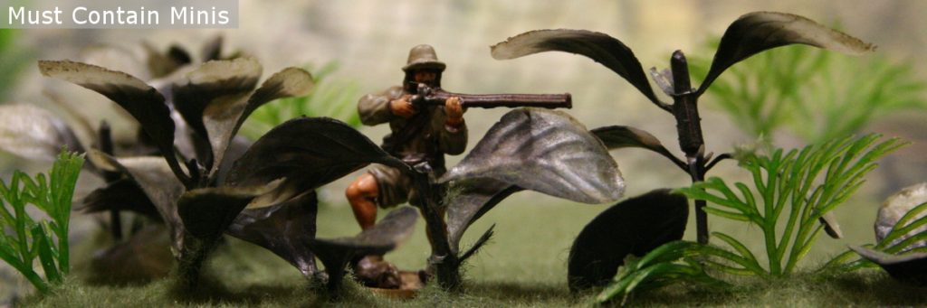 Blood and Plunder Boucanier miniature in the jungle