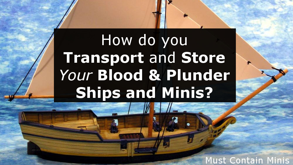 Read more about the article How do you Store and Transport your Blood and Plunder Minis and Ships?