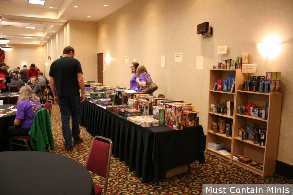 Board Game Library at SkyCon Light