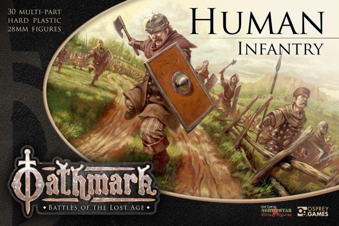 Oathmark Human Box Art by Osprey Games and North Star