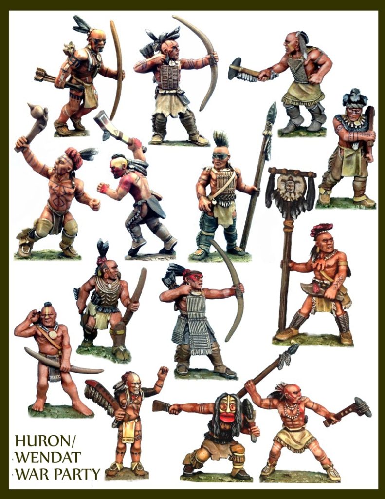 Crucible Crush's Huron Wendat War Party Boxed Set - Historical Miniatures North America