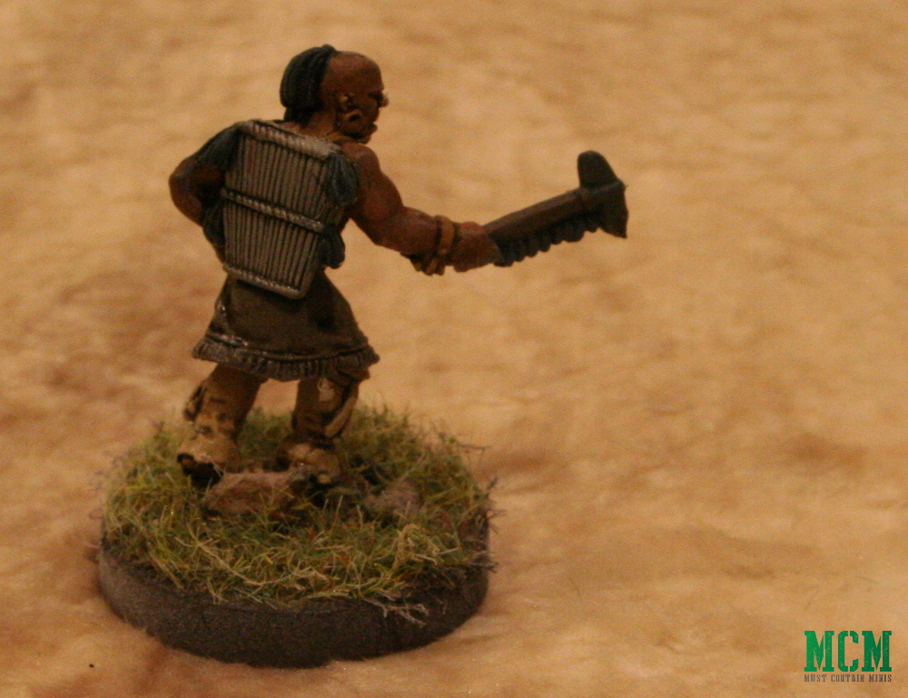 Native American Warrior in Wood Armour - Historical Wargaming