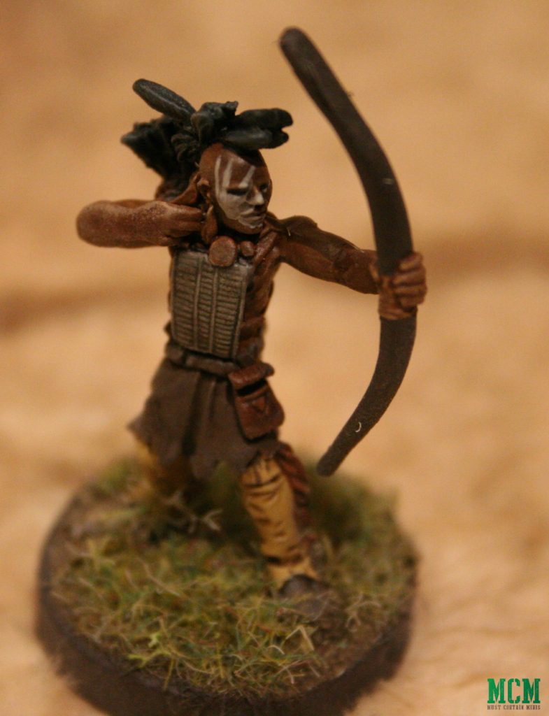 Huron / Wendat Archer Warrior Miniature Indigenous Miniatures