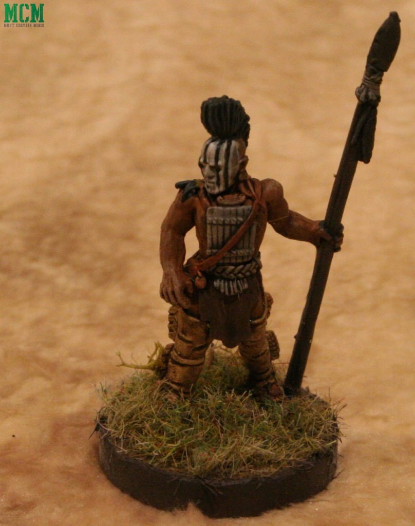 Huron Wendat Warband Leader - Frostgrave Ghost Archipelago - Flint and Feather