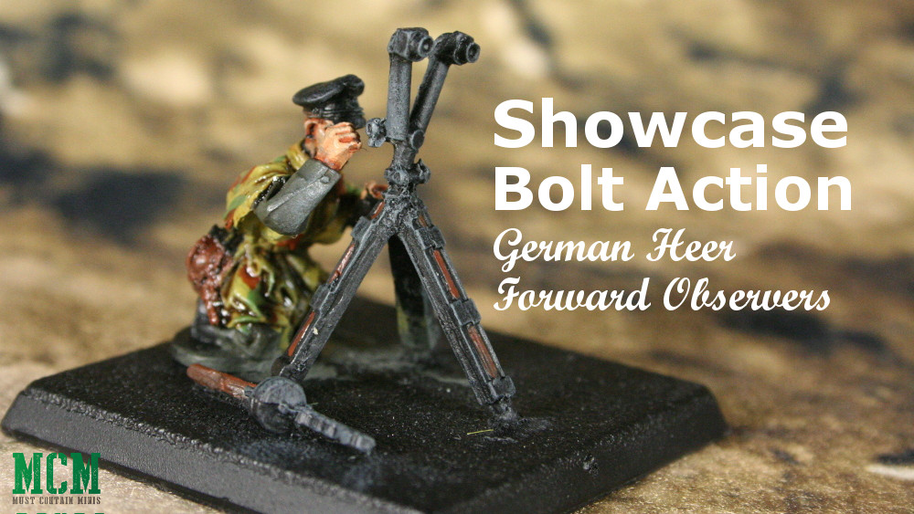 Bolt Action Review / Showcase of Painted German Heer Bolt Action Forward Observers WGB-LHR-02