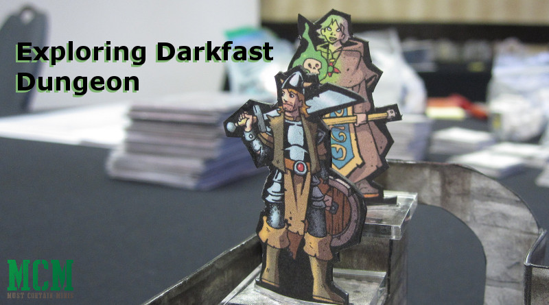 Darkfast Dungeons Paper Miniatures Battle Report