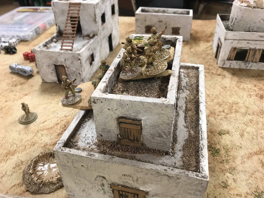 North Africa 28mm Chain of Command Battle in the desert