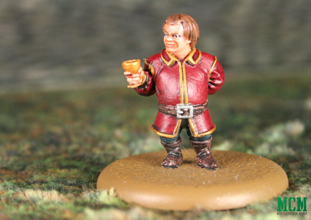 Miniature of Tyrion Lannister from a Song of Fire and Ice - A Game of Thrones 