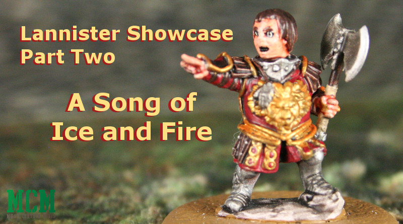 A Song of Ice and Fire Game of Throne Painted Miniatures Showcase