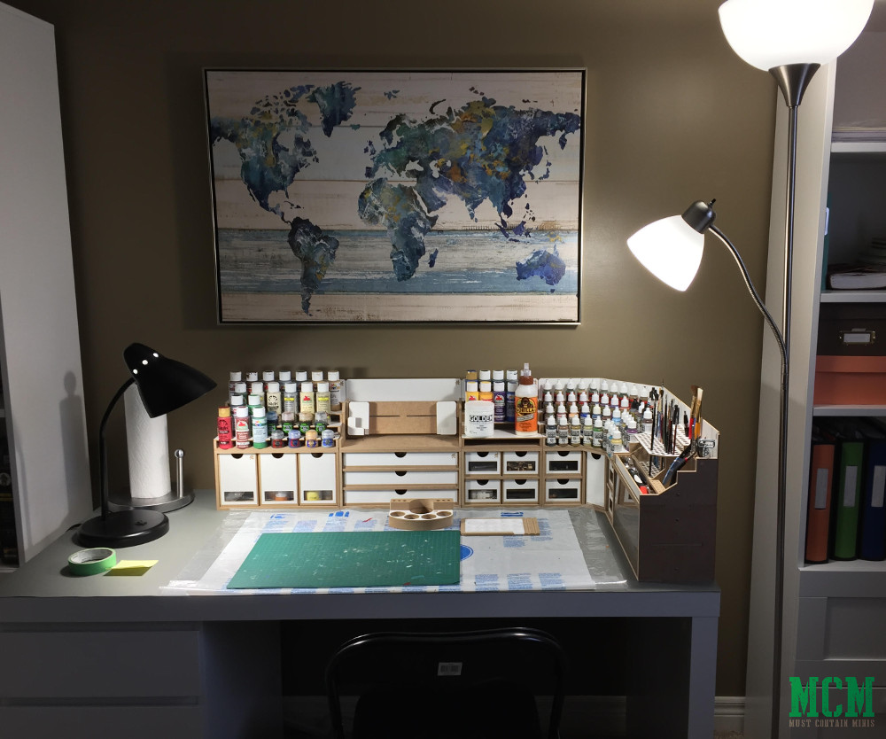 Building a DIY Mini Paint Station with HobbyZone Modular Workshop System  and Ordinary Shelf 