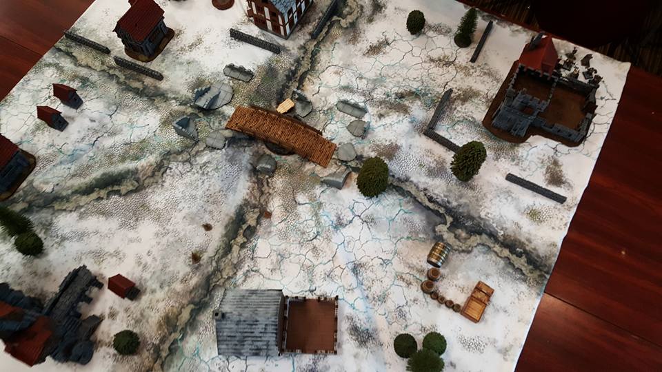 Frostgrave Participation / Demo Game Table at Hotlead 2017