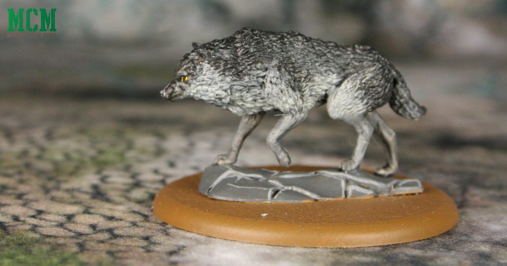 Summer Miniature Dire Wolf by CMON