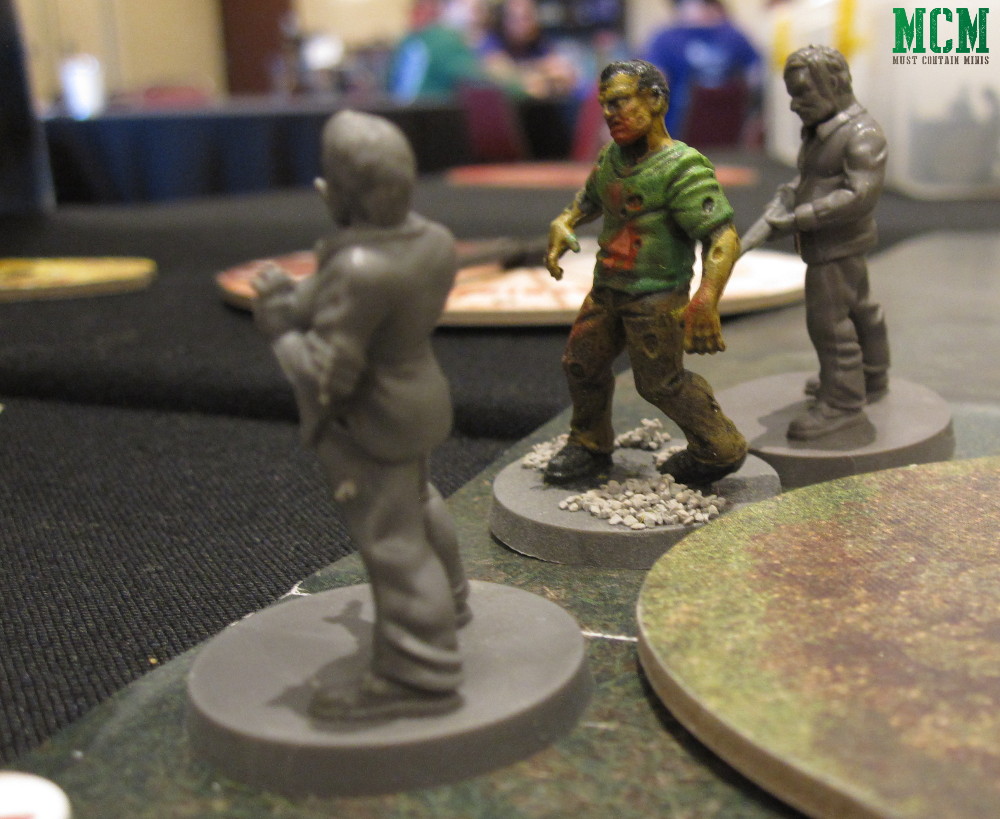 Allen and Donna pairing up in The Walking Dead Miniatures Game by Mantic Games 