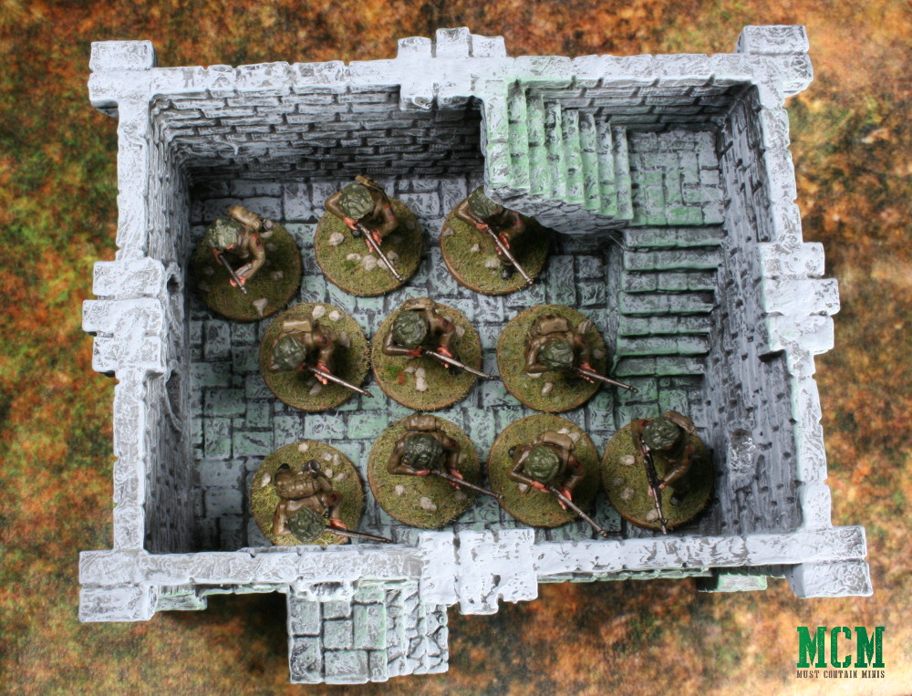 Bolt Action 3rd party terrain six squared studios ruined building Review 