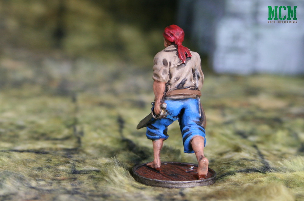 32mm painted historical pirate miniature