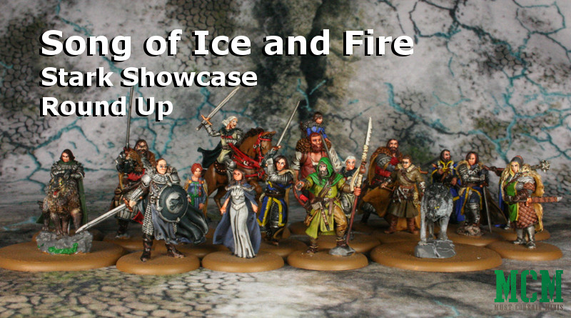 Song of Ice and Fire Stark Miniatures - Painted