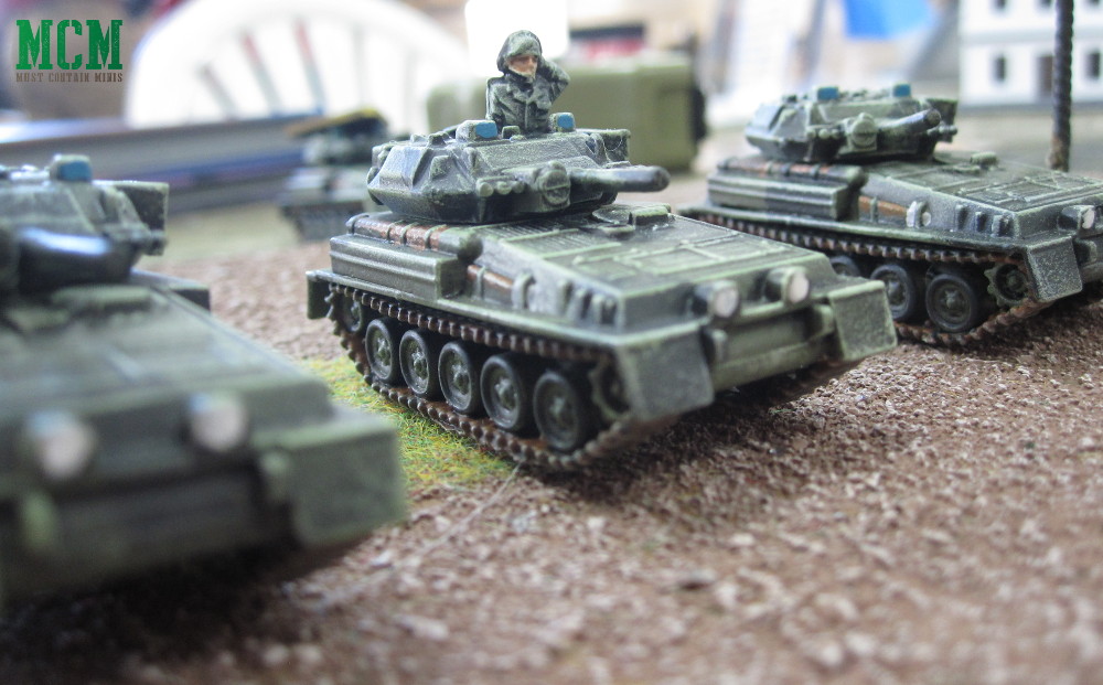 Team Yankee Painted Miniature Scorpion Tanks