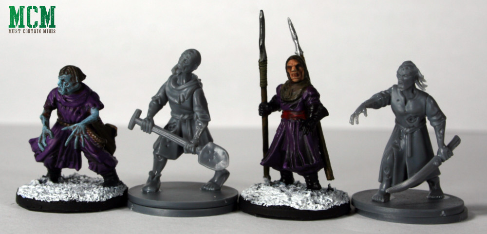 FIreforge Games Living Dead Peasant Scale Comparison to Frostgrave minaitures