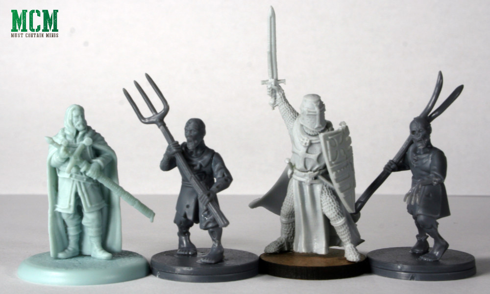 Fireforge Games Forgotten World Scale Comparison - Song of Ice and Fire vs Fireforge Minis