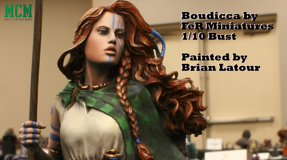 Boudicca by FeR Miniatures painted by Brian Latour