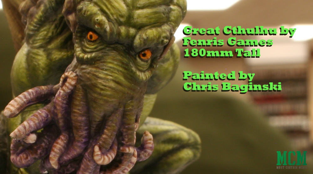 Cthulhu at Sword and Brush 2019 painting competition and gaming convention