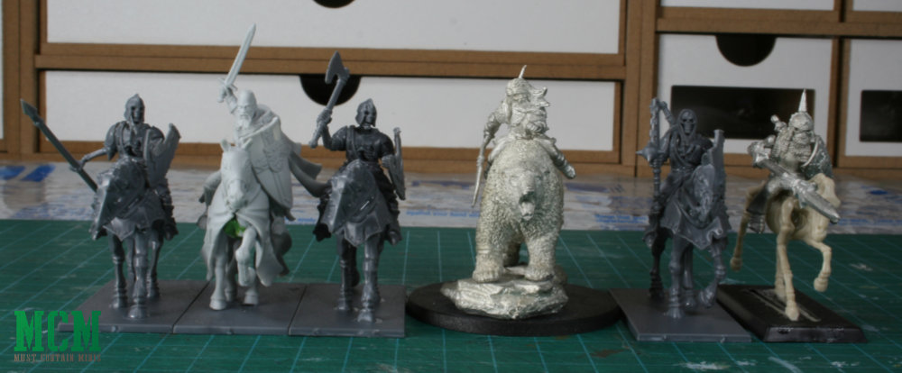 Scale Comparison of Forgotten World miniatures by fireforge games compared to Games Workshop, DGS Games and Fireforge Historical Heroes. 