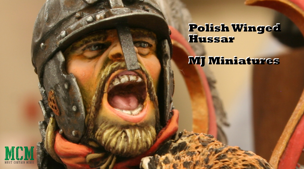 Polish Winged Hussar Painted Bust Showcase by MJ Miniatures