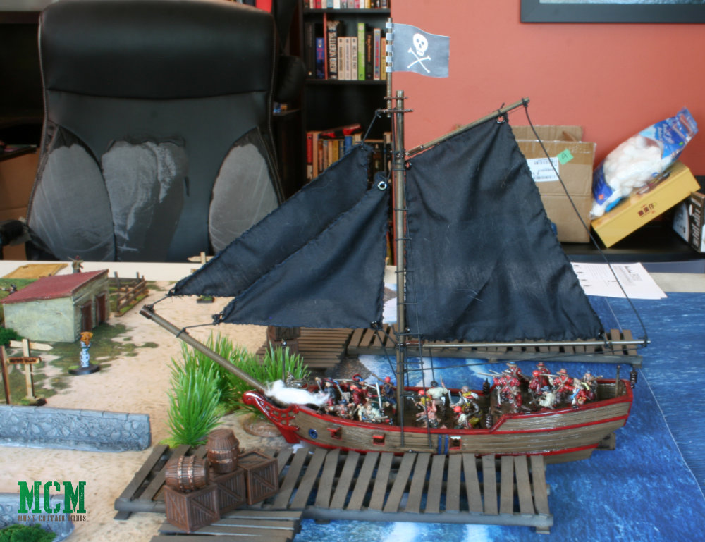 18th / 17th century historical sea battle miniatures game in 28mm