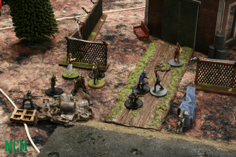 Warlord Games Bolt Action Miniatures in a Zombie Game