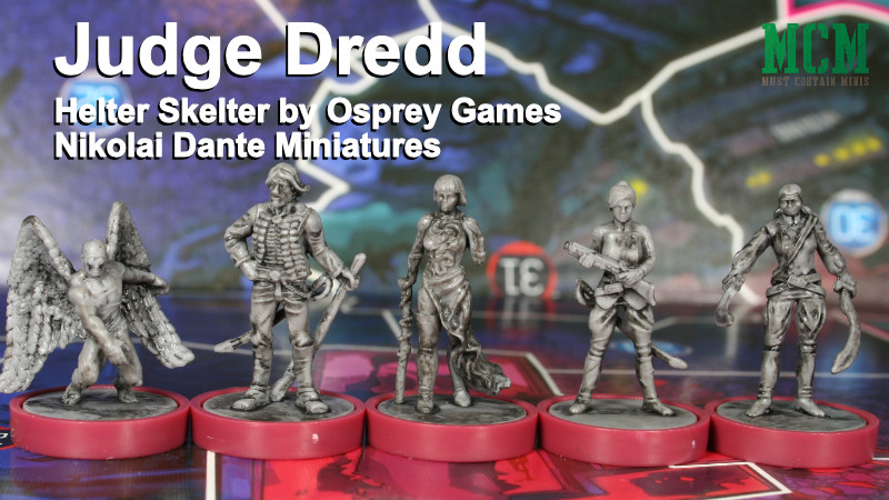 Read more about the article Nikolai Dante Miniatures in Judge Dredd Board Game