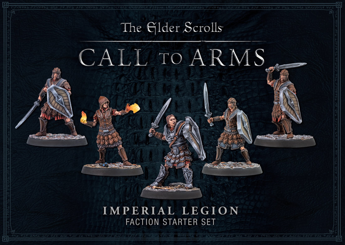 Elder Scrolls Imperial Legion Miniatures