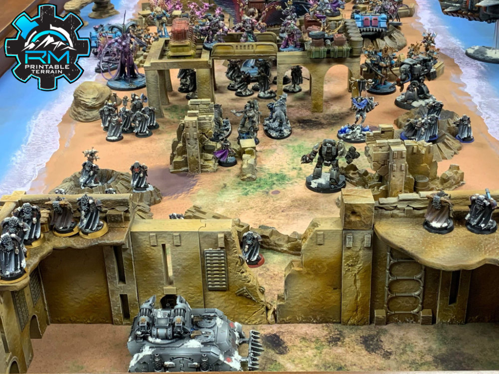 Arvalon 8 Kickstarter Preview - Desert Planet 3D printer terrain