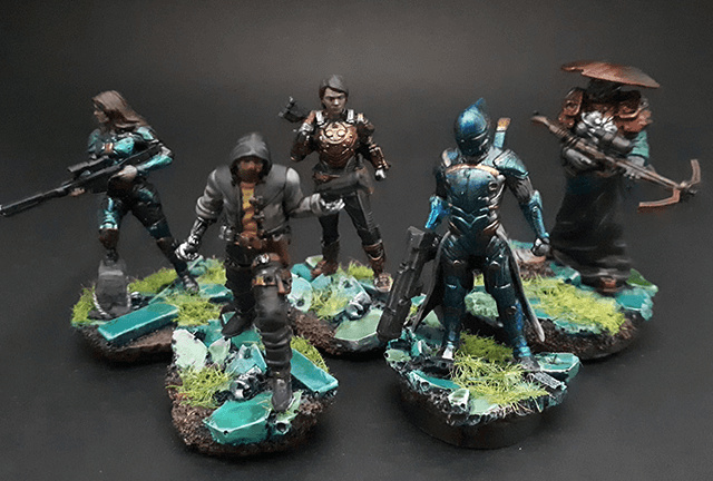 Arvalon 8 Bounty Hunter Miniatures 