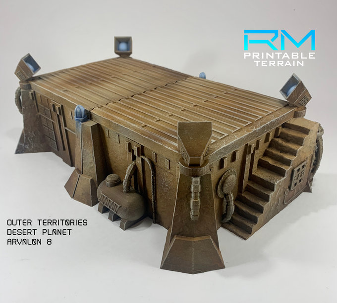 Arvalon 8 3D Printer Kickstarter Terrain for Desert Wargaming